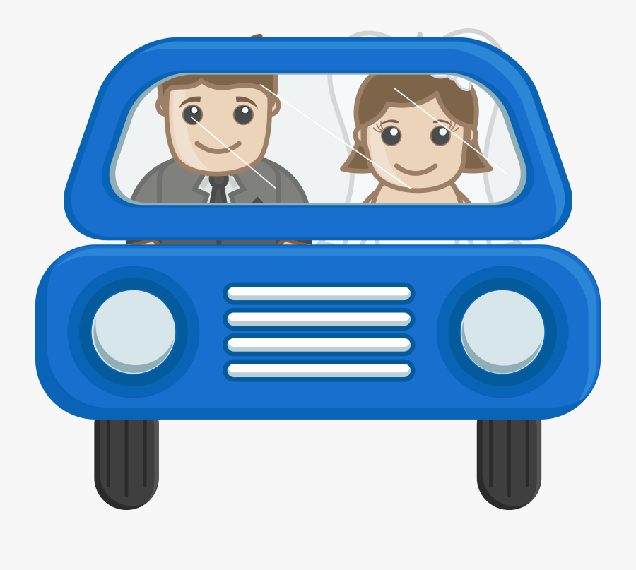 Dating In Car Cartoon, Transparent Clipart