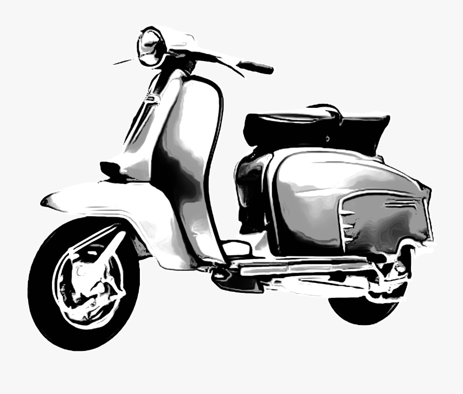 Clip Art Quadrophenia Scooter - Vespa, Transparent Clipart