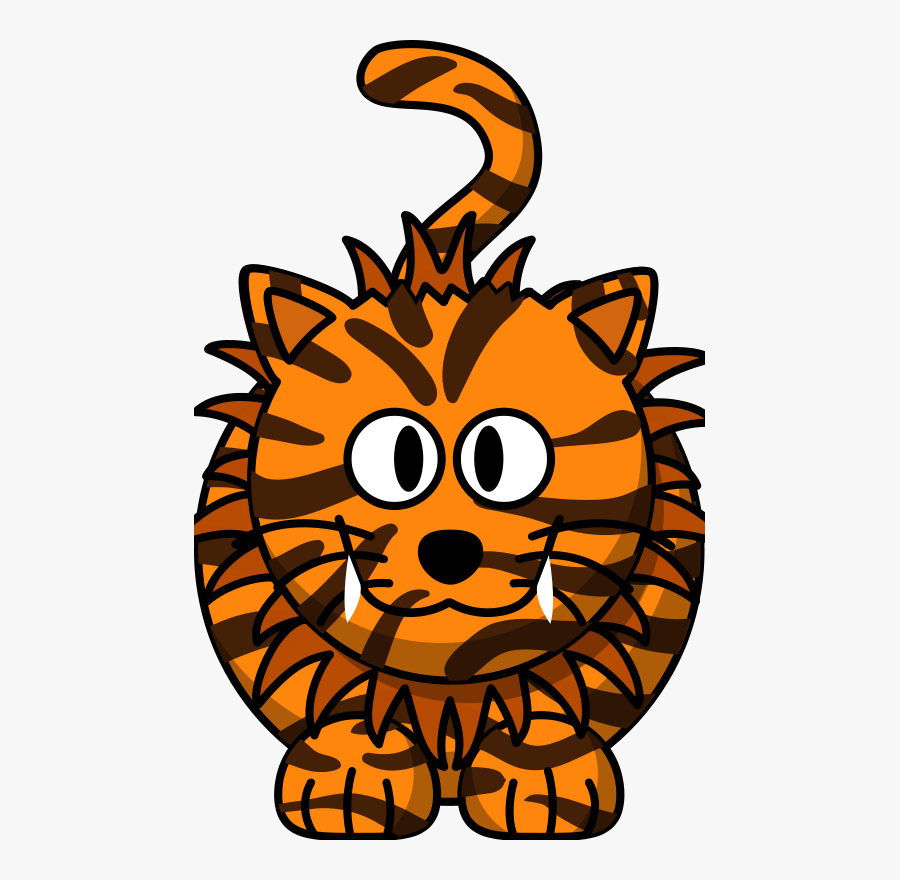 Cartoon Liger Clip Art - Cartoon Zoo Animals Clipart, Transparent Clipart