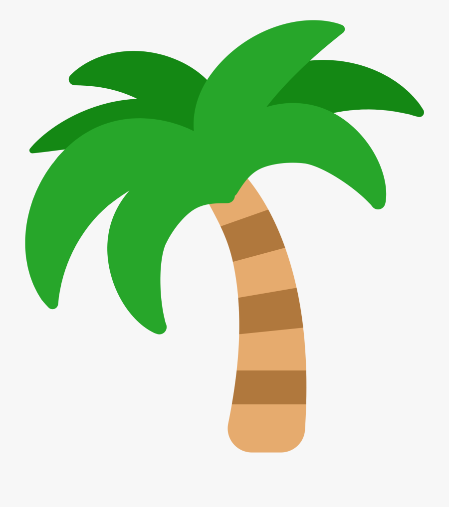 Plant Emoji Png -19 Emoji Clip Black And White Plant - Transparent Background Palm Tree Emoji, Transparent Clipart