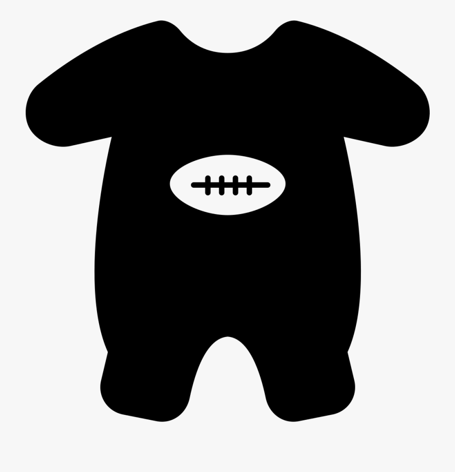 Baby Onesie With Football Design Comments - Portable Network Graphics, Transparent Clipart