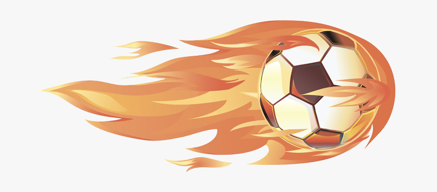 Fire Football Hq Image Free Png Clipart - Free Soccer Ball Fire Clipart, Transparent Clipart