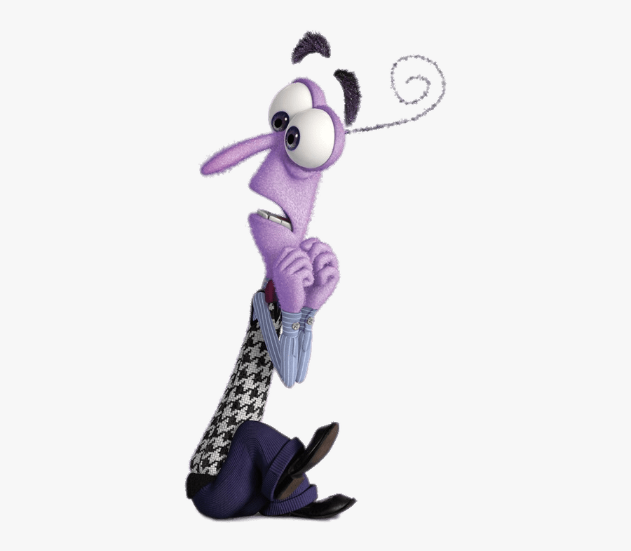 Fear Looking Behind His Back - Fear Inside Out Png, Transparent Clipart