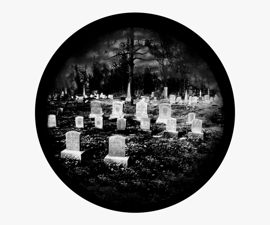 Graveyard Gobo - Headstone, Transparent Clipart