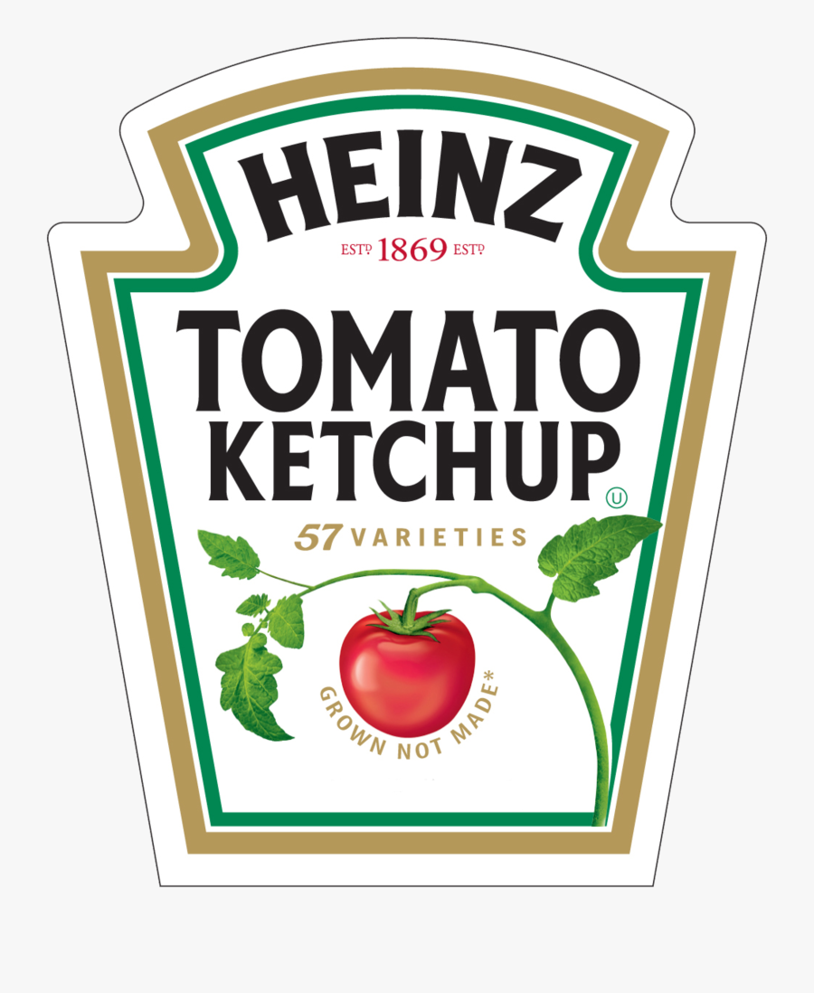 Heinz Tomato Ketchup Logo, Transparent Clipart