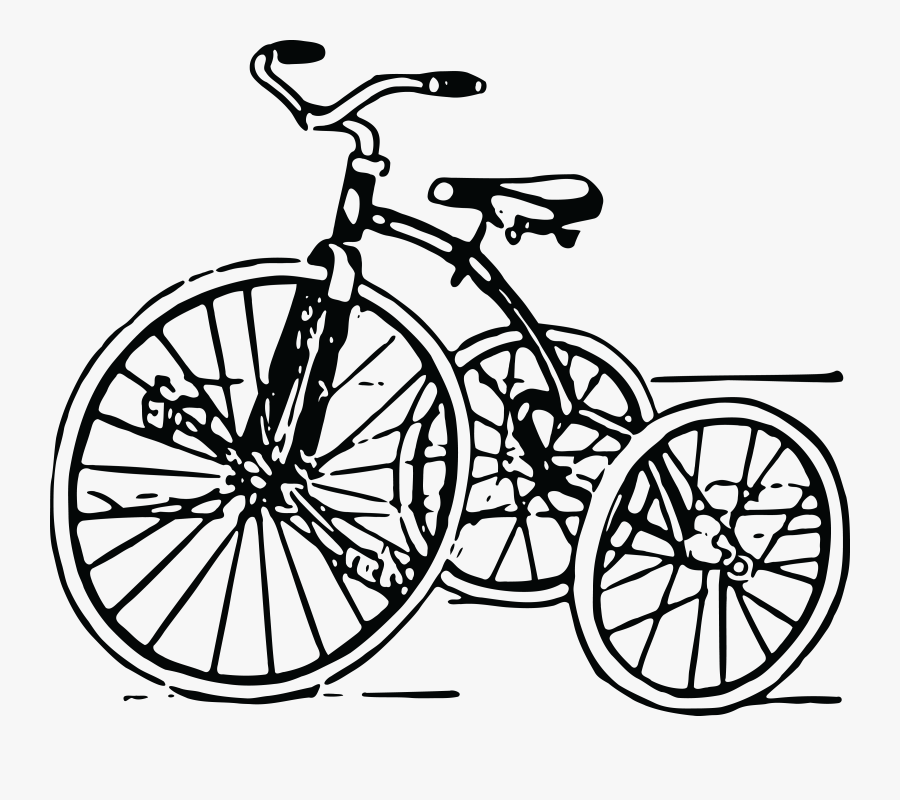 Bicycle,racing Bicycle,monochrome Photography - Clip Art Black And White Toys, Transparent Clipart