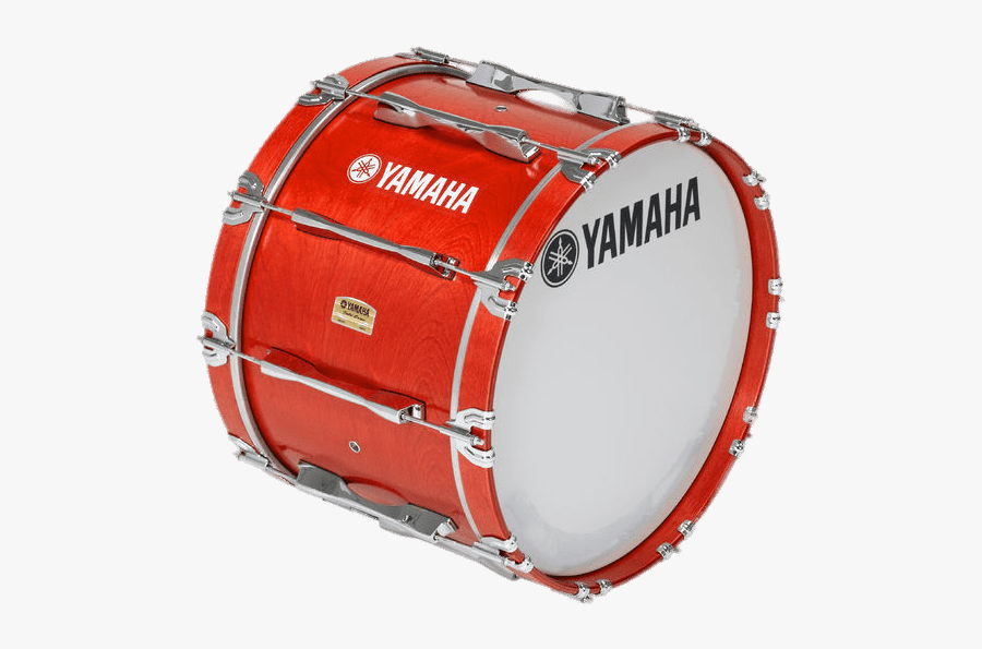 Red Bass Drum - Bass Drum Music Instrument, Transparent Clipart