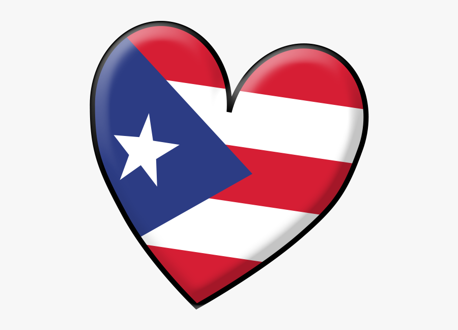 Puerto Rico Clipart Information System - Puerto Rico Heart Png, Transparent Clipart