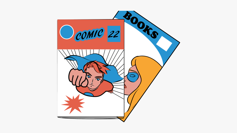 Cartoon Comic Book Clipart, Transparent Clipart