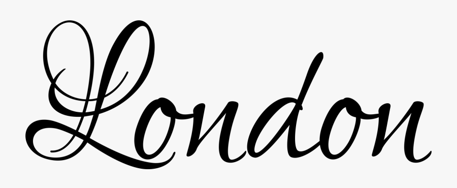 Png Transparent Stock London Clipart Word - London Word Png, Transparent Clipart