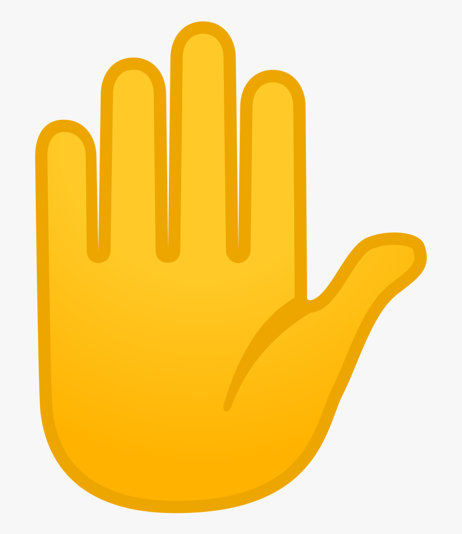Raised Hands Png - Raised Hand Emoji, Transparent Clipart