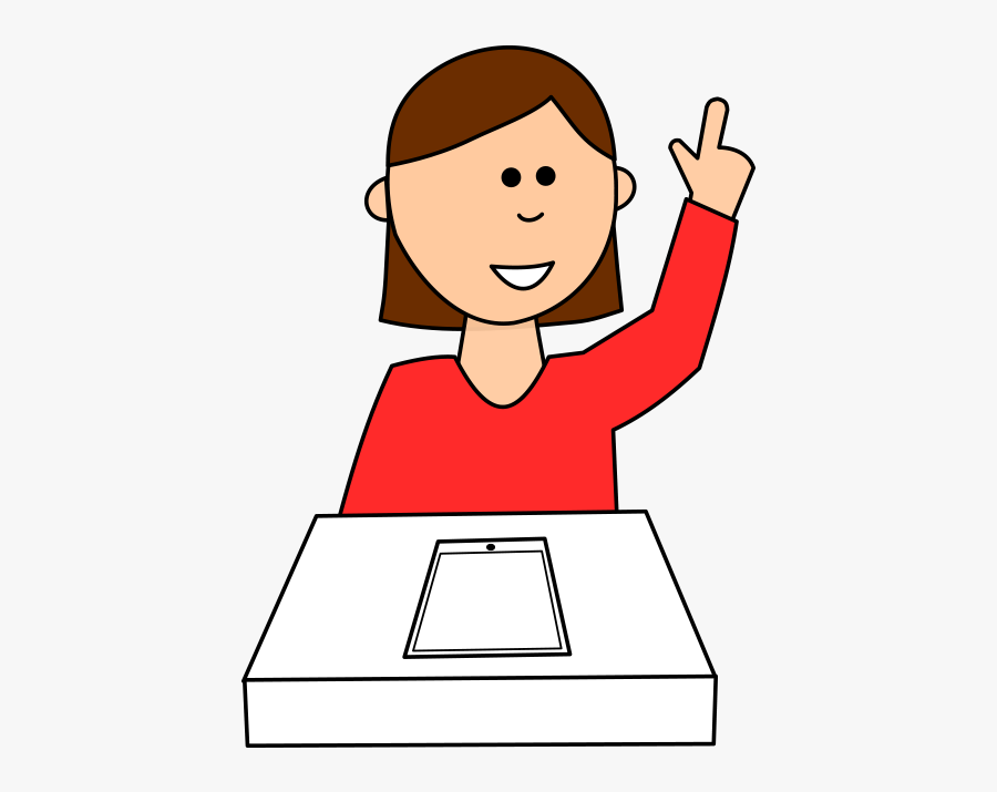 Raise Your Hand Cartoon, Transparent Clipart