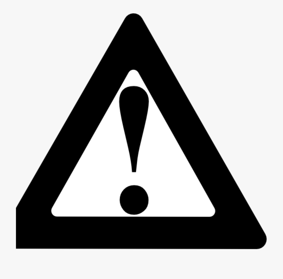 Warning Clip Art Black Black Warning Clip Art At Clker - Warning ...