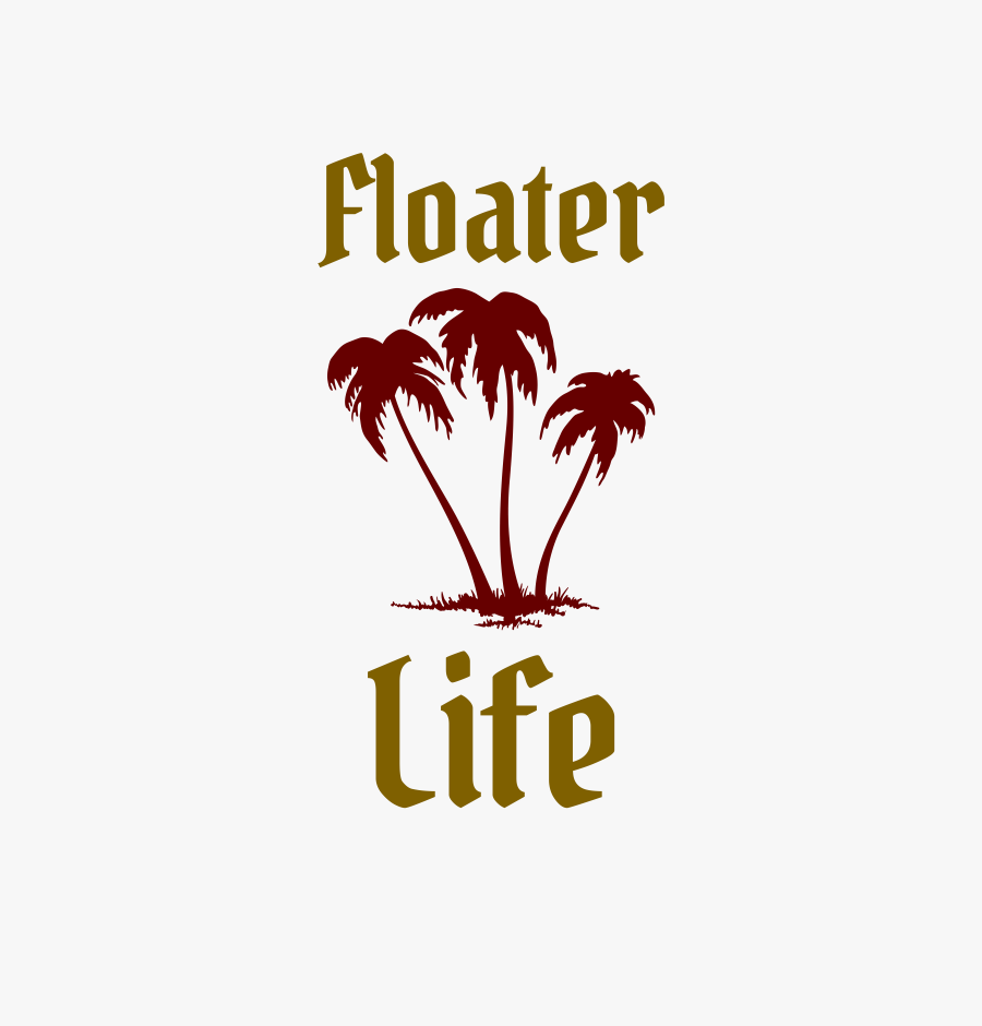 Palm Life Floater Tee - Illustration, Transparent Clipart