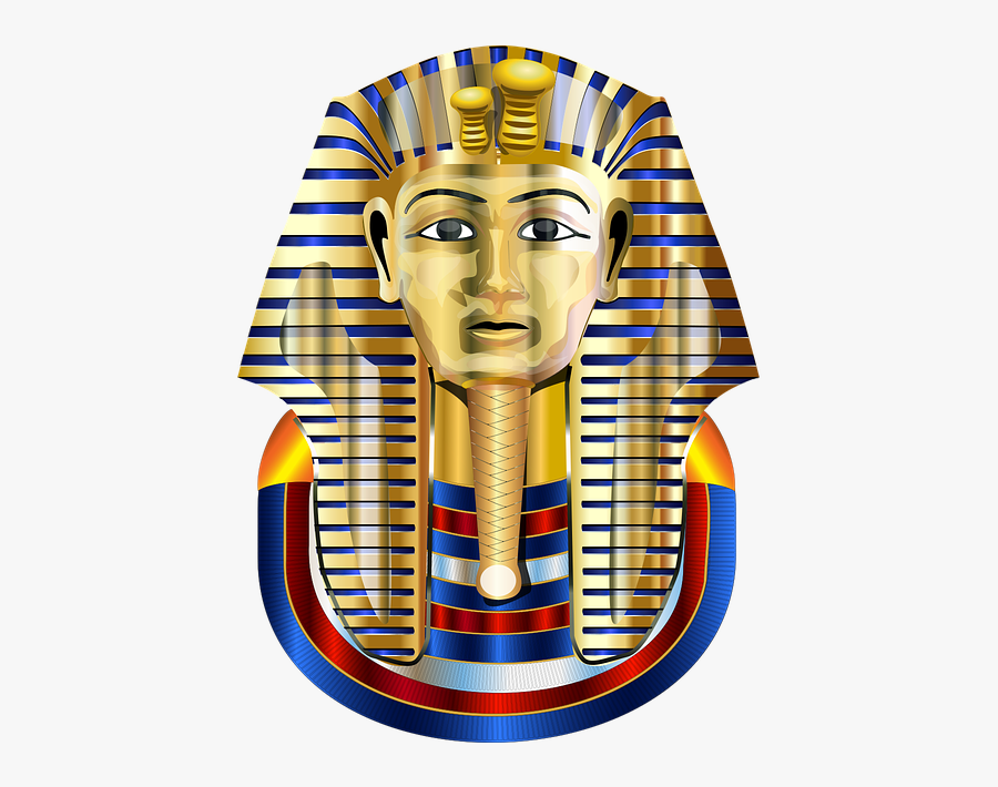 Art,mask Of Tutankhamun,ancient Egypt - Ancient Egypt Death Mask, Transparent Clipart