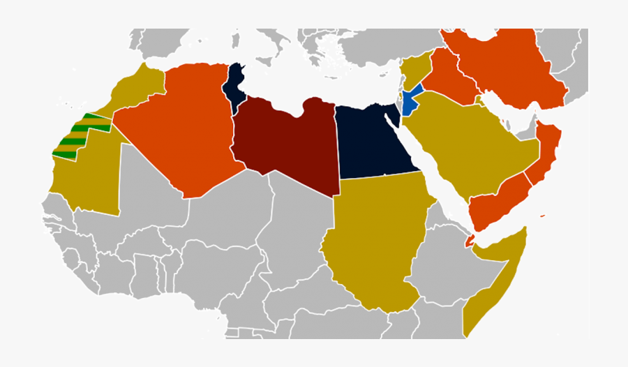 Deadly Terrorist Attack In Egypt, Outcry Over Slave - Arab Spring Revolution Map, Transparent Clipart