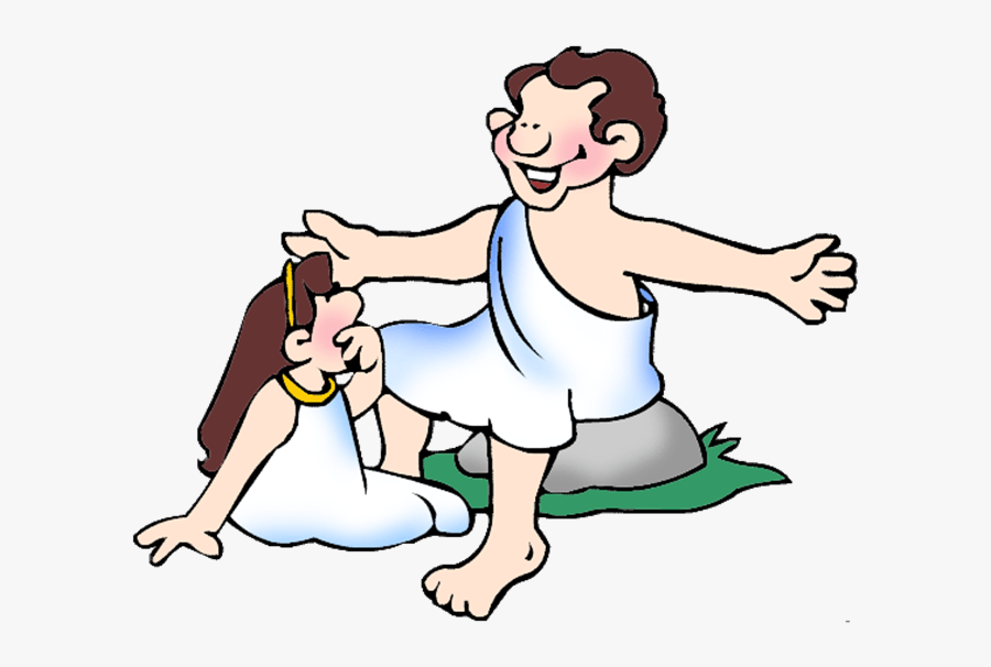 Aesop"s Roman Master Was So Delighted With Aesop"s - Cartoon Ancient Greece People, Transparent Clipart