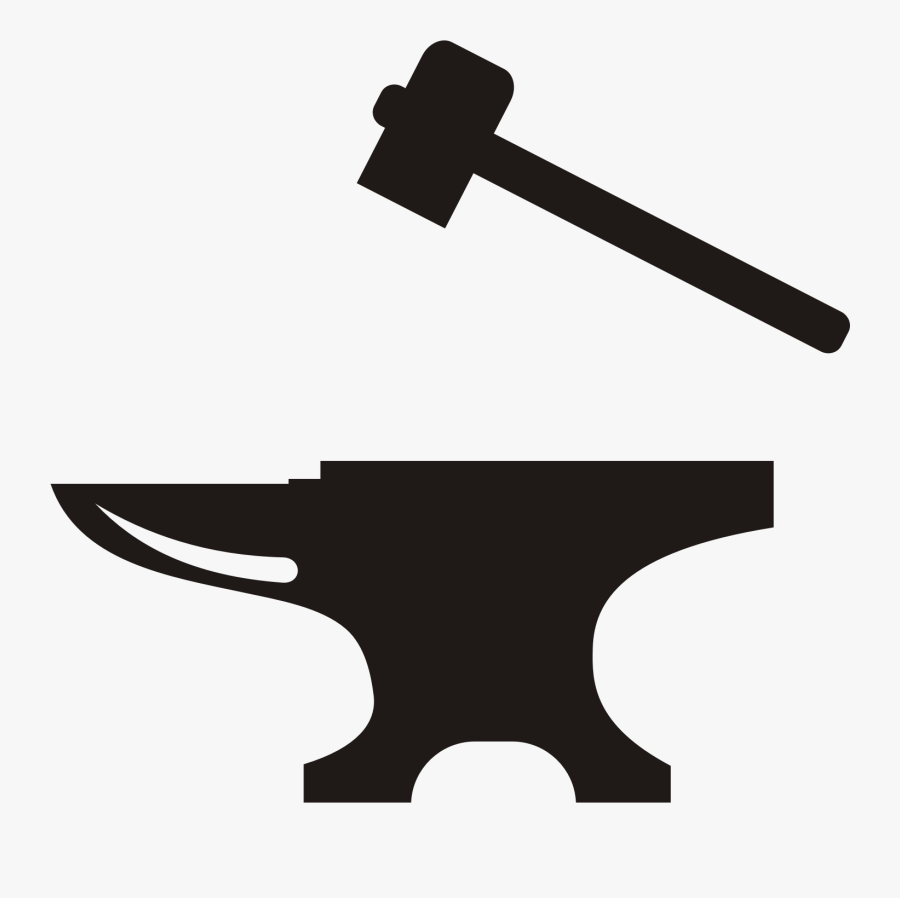 Anvil Blacksmith Hammer Clip Art - Blacksmith Clipart , Free