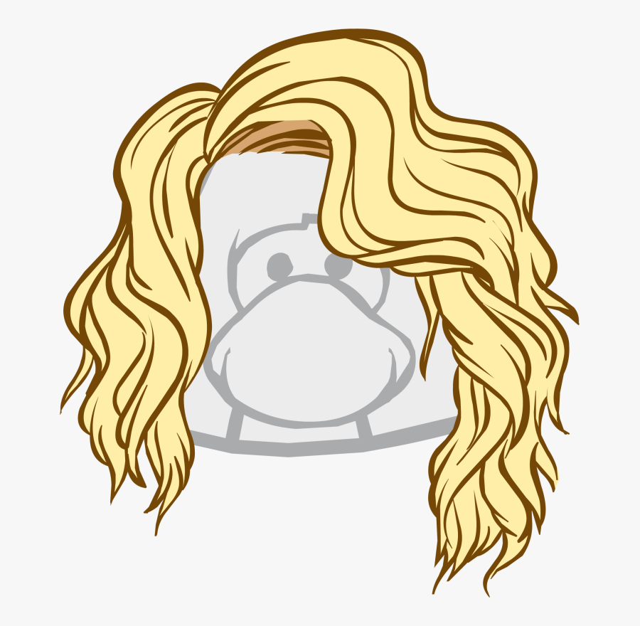 Pin Blonde Wig Clipart - Princess Leia Buns Clipart, Transparent Clipart