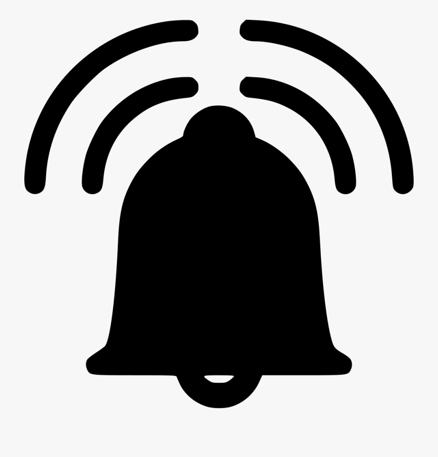 Alarm Bell Ringing Svg Png Icon Free Download - Notification Bell Button Png, Transparent Clipart