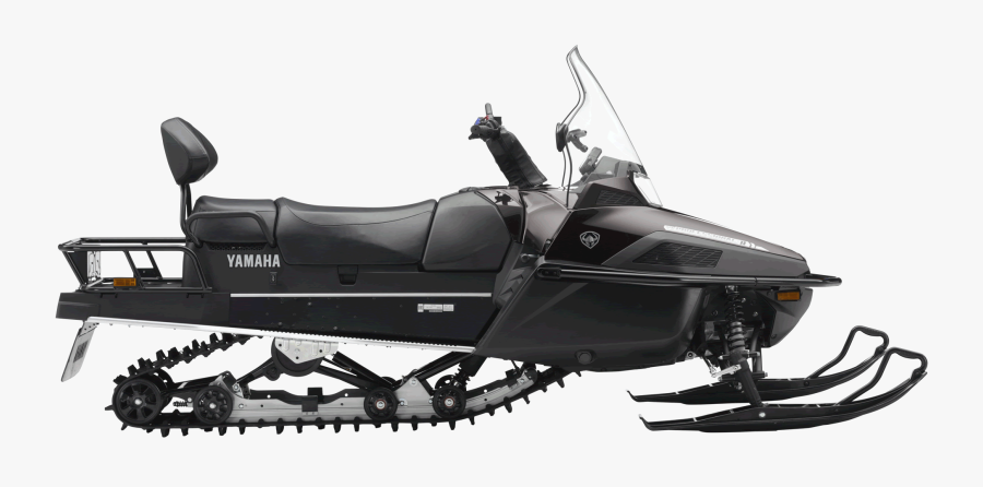 Transparent Sled Clipart Black And White - Yamaha Viking Professional 2018, Transparent Clipart