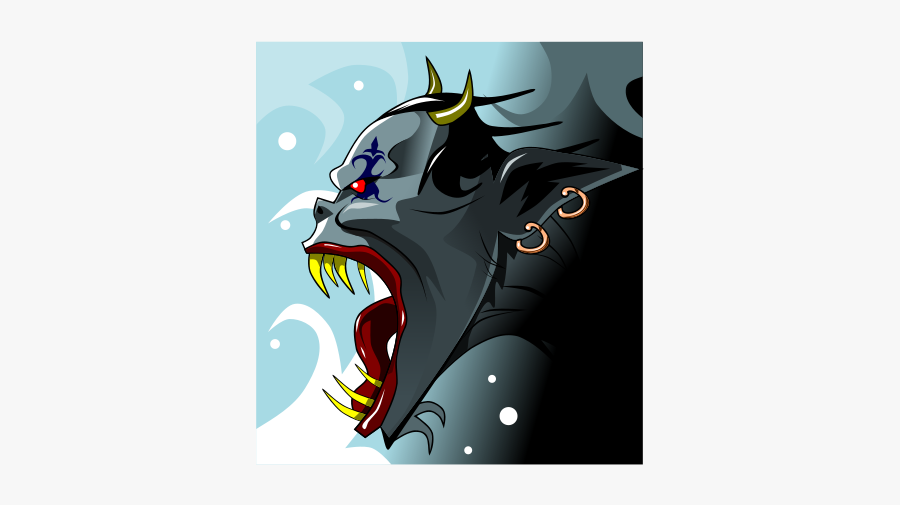 Demon Clip Art - Evil Cartoon Monster, Transparent Clipart