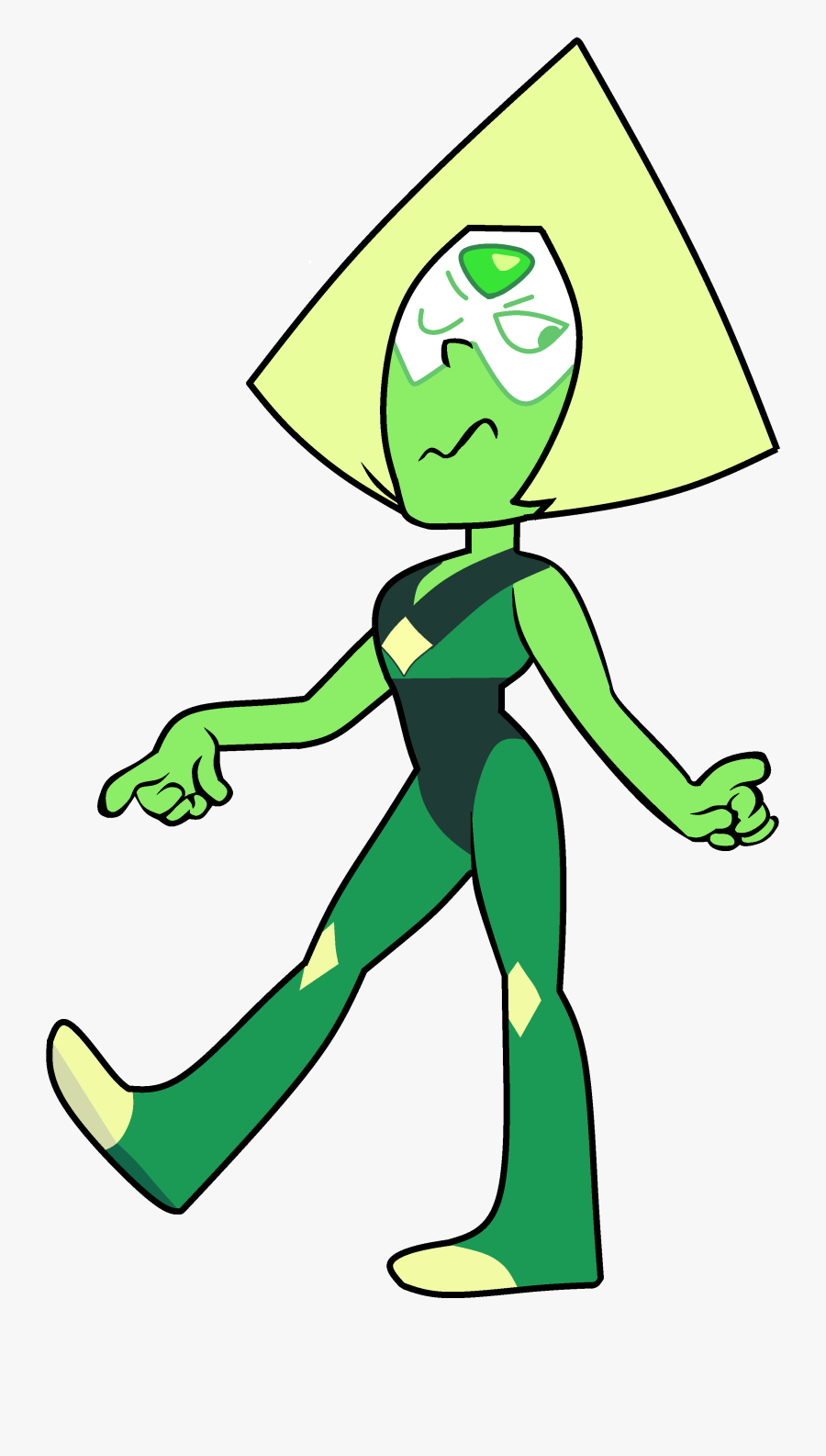 Image Sassy Looking Back - Peridot Transparent Steven Universe, Transparent Clipart