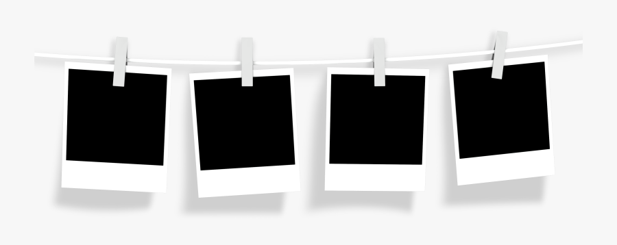 Clip Art Hanging Frame Png - Hanging Polaroid Frame Png , Free