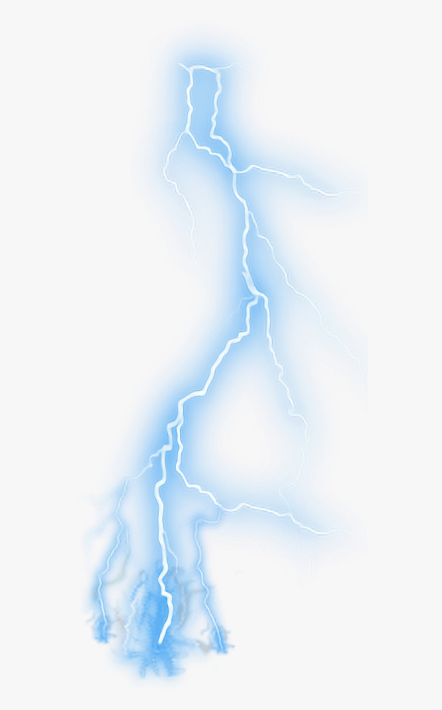 Lightning Blue Thunderstorm Clip Art - Transparent Background Thunder Png, Transparent Clipart