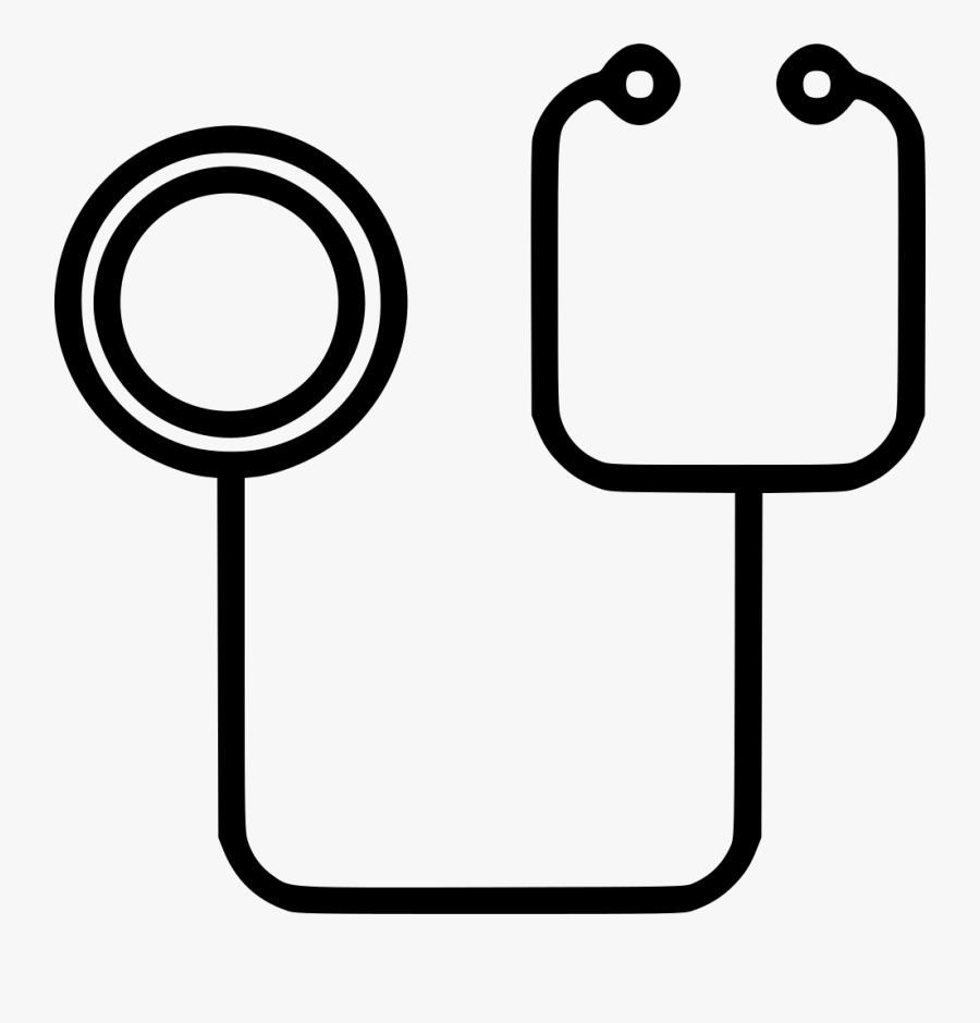 Stethoscope Medical Tool Heart Beat - Circle, Transparent Clipart