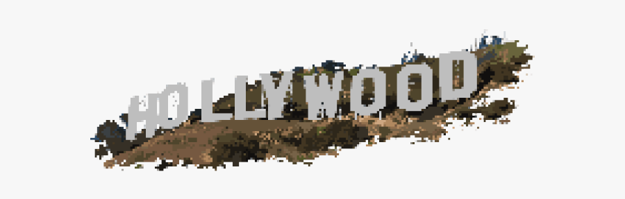 Hollywood Sign Clipart - Hollywood Png, Transparent Clipart