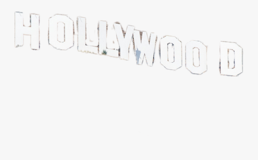 Freetoedit Hollywood - Hollywood Sign, Transparent Clipart