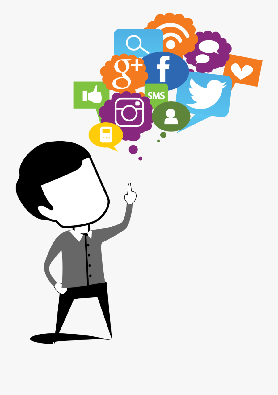 Social Media Marketing - Clipart Png Social Media, Transparent Clipart