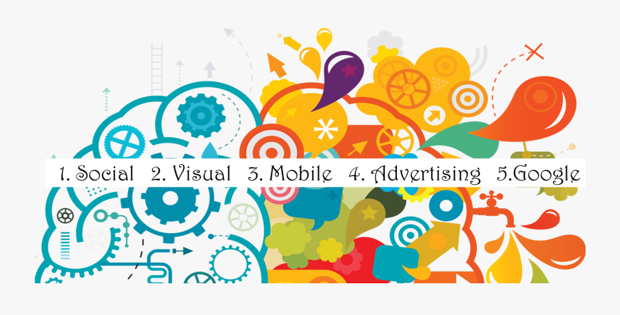Social Media & Digital Marketing Trends For - Transparent Creative Clip Art, Transparent Clipart