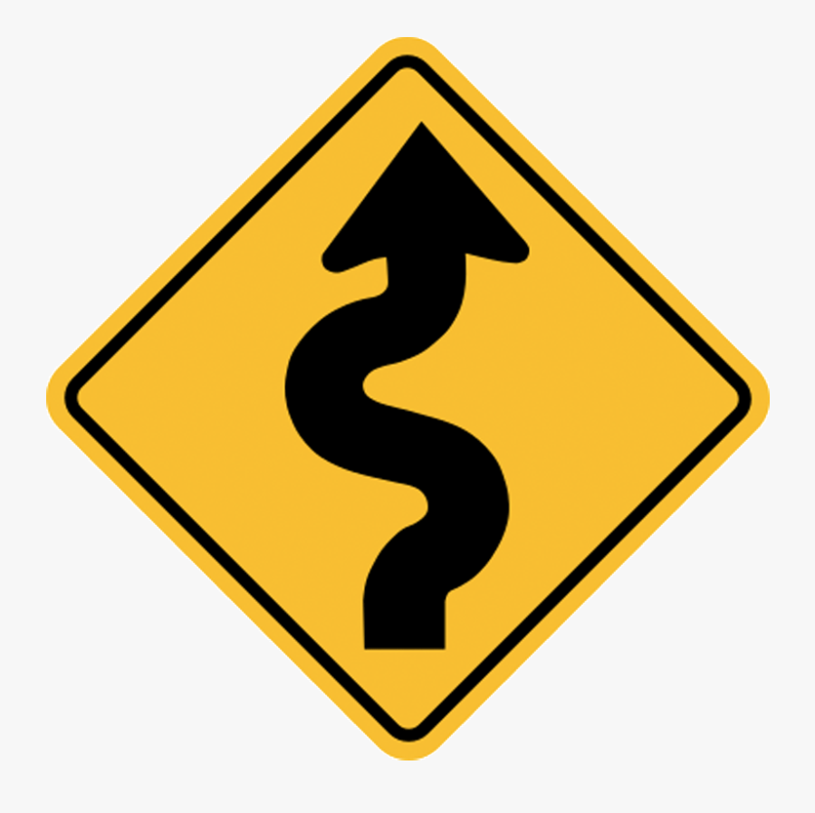 Squiggly Arrow Sign Meaning Clipart , Png Download - Pedestrian Crossing Sign Clip Art, Transparent Clipart