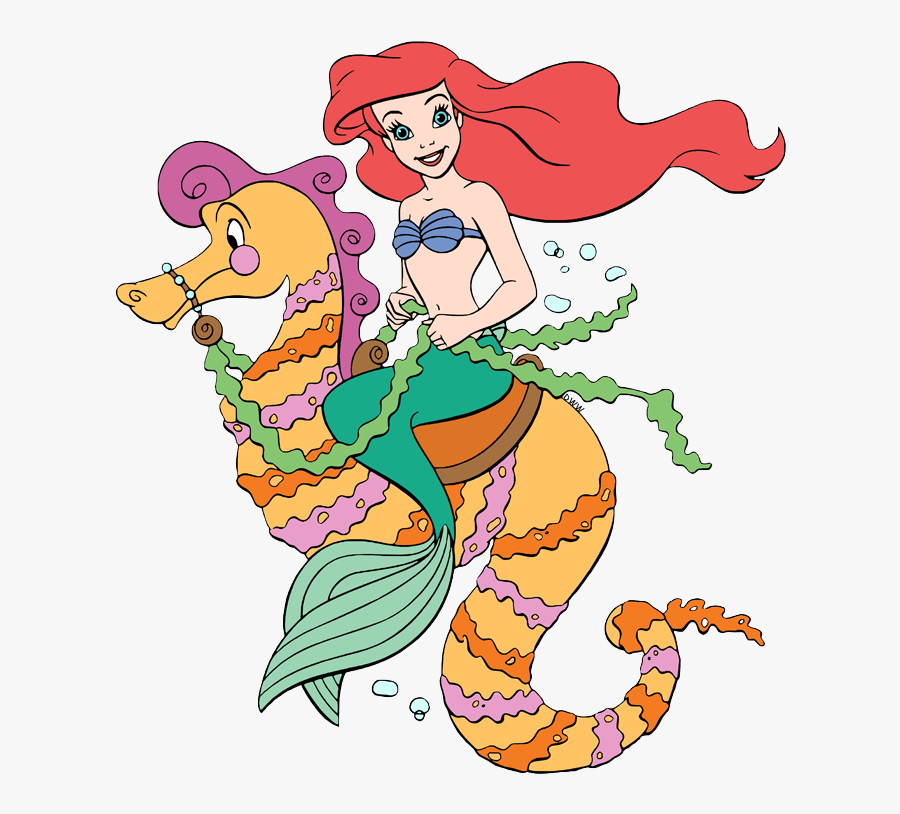 Ariel Seahorse Clipart, Transparent Clipart