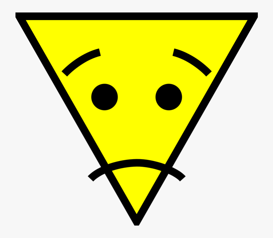 Triangle Face, Transparent Clipart