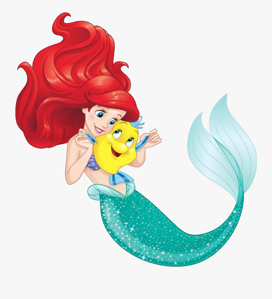 Transparent Cruise Clipart - Disney Princess Ariel And Flounder, Transparent Clipart