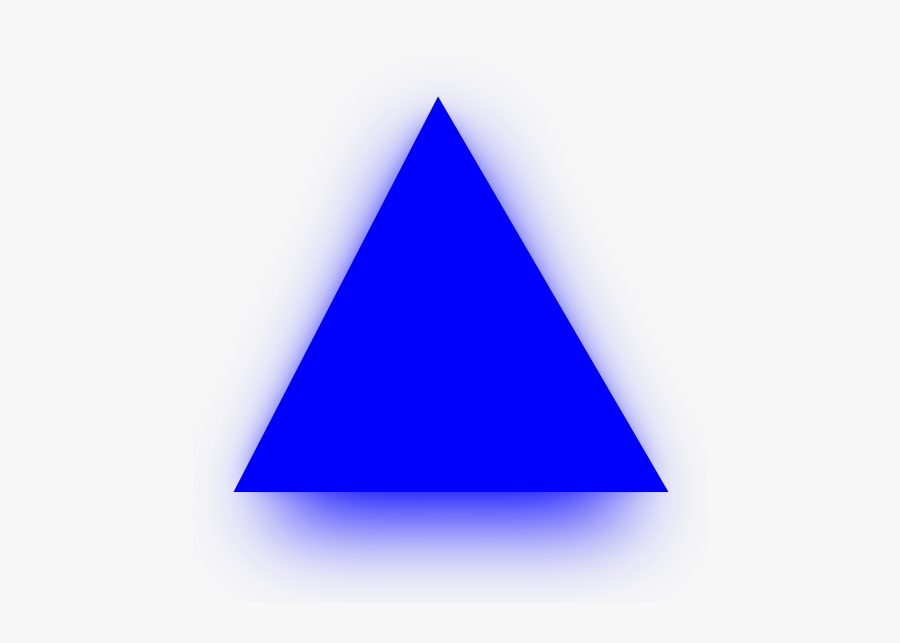Blue Triangle Clip Art At Clker - Triangle, Transparent Clipart