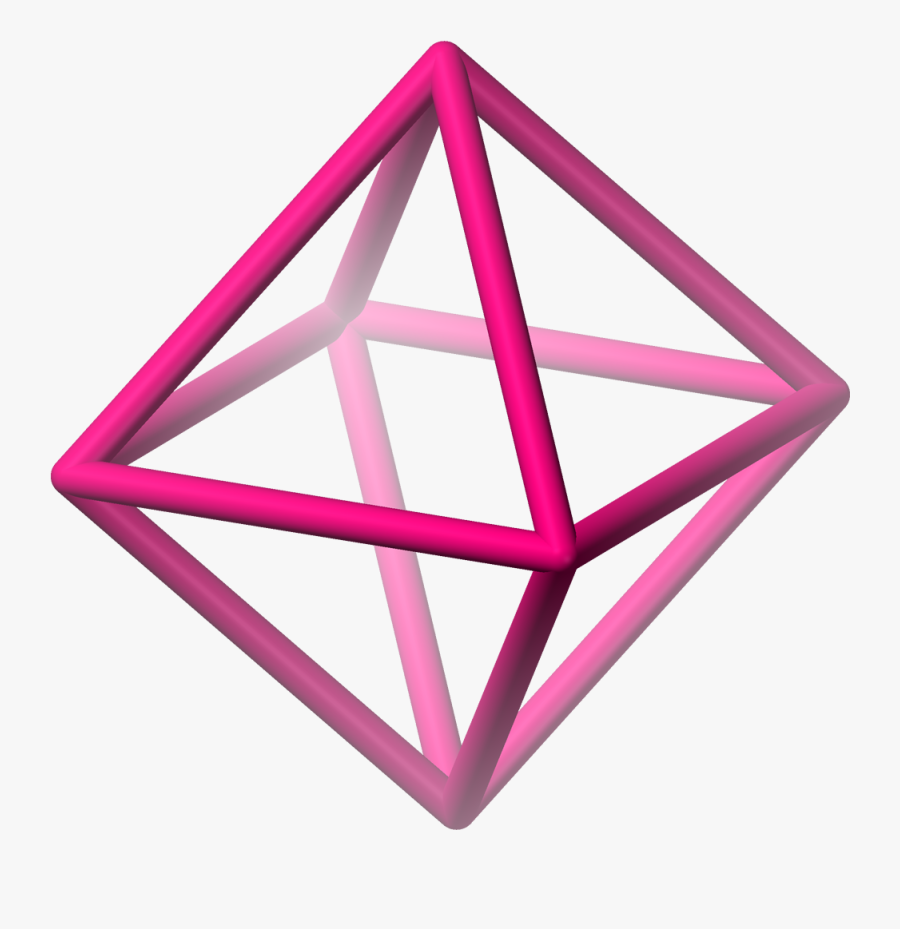 Octahedron 3d Shape Clipart , Png Download - Octahedron 3d, Transparent Clipart