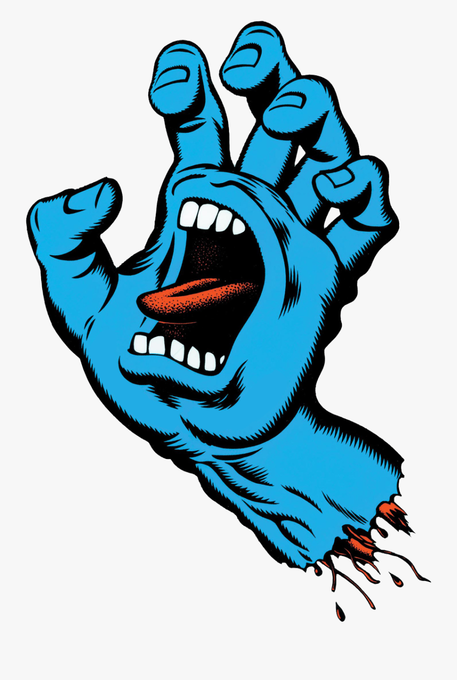 Santa Cruz Screaming Hand Logo Clipart , Png Download - Screaming Hand Santa Cruz Logo, Transparent Clipart