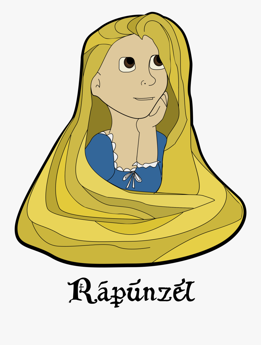 Clipart - Rapunzel - Clip Art, Transparent Clipart