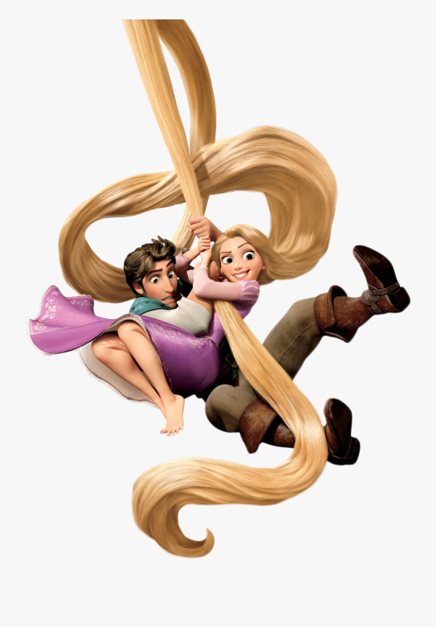 Rapunzel - Tangled Rapunzel Feet And Flynn Rider, Transparent Clipart