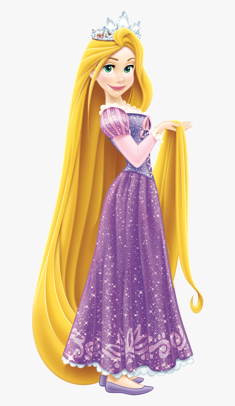 Disney Princess Rapunzel, Transparent Clipart