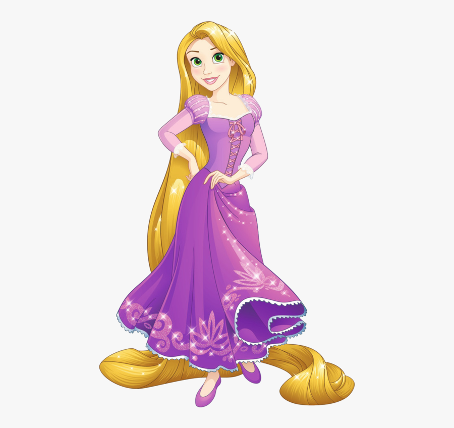 Rapunzel Clipart Birthday - Aurora Rapunzel Disney Princess, Transparent Clipart