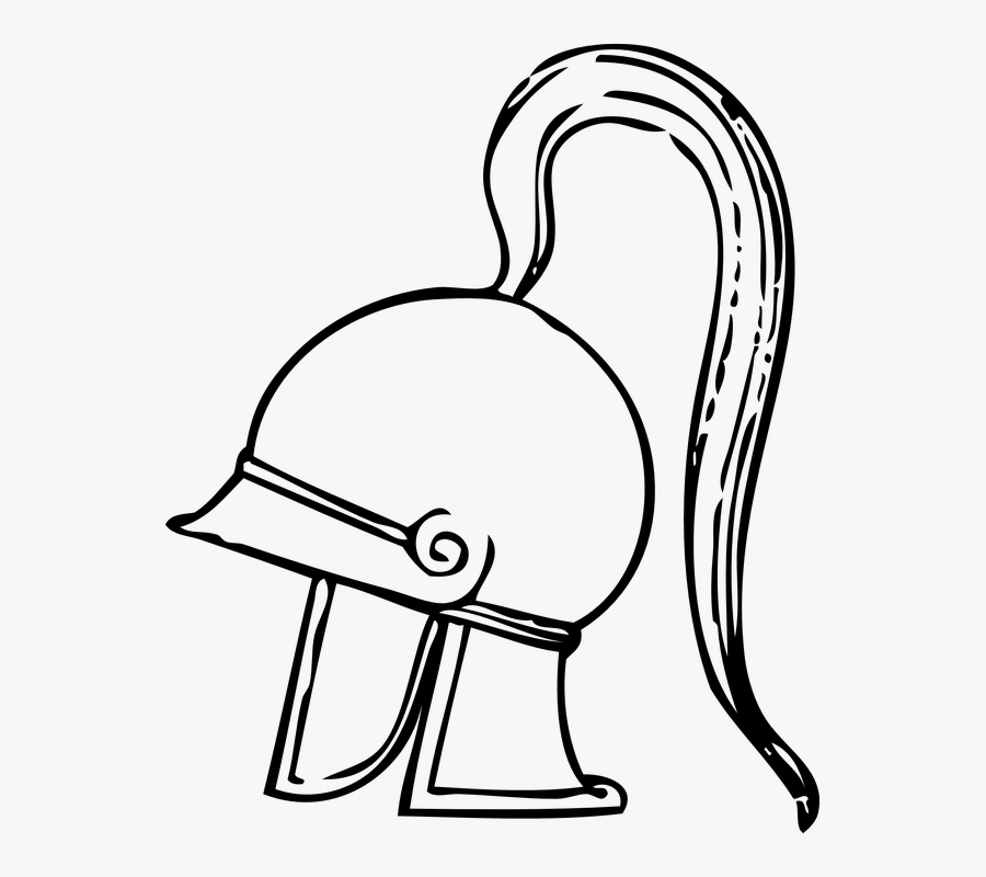 Helmet Armor Fighter Greek - Helmet Of Invisibility Perseus Drawing, Transparent Clipart
