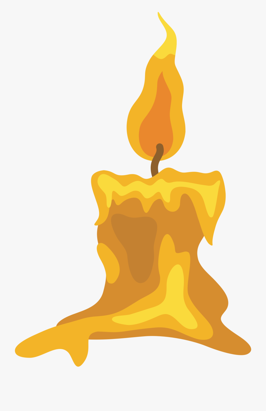 Candle Free On Dumielauxepices - Candle Cartoon Png Transparent, Transparent Clipart