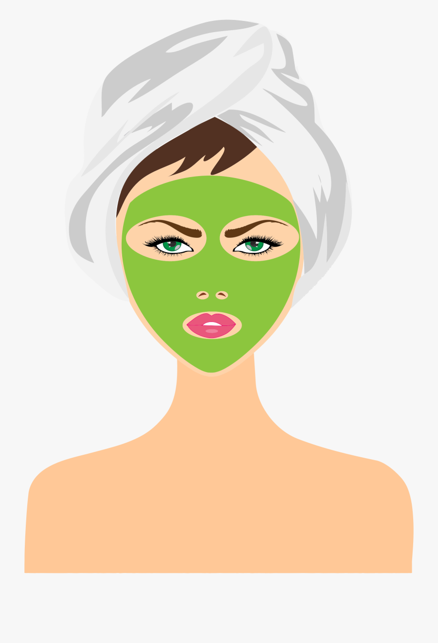 Beauty Mask Png Transparent, Transparent Clipart