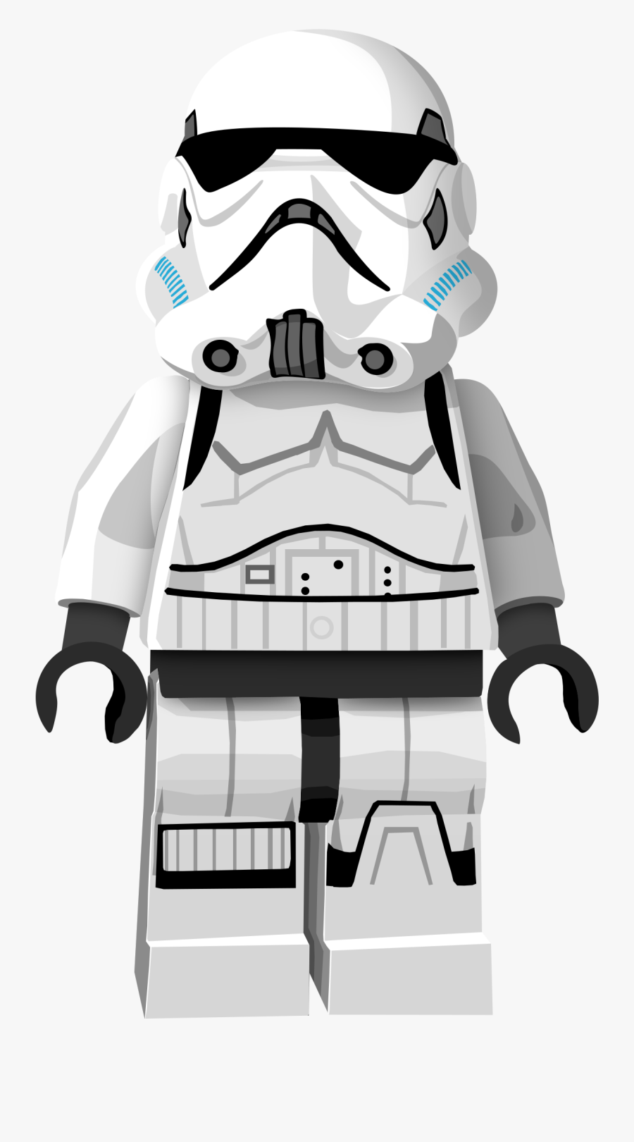 Clip Art Lego Stormtrooper Wallpaper - Stormtrooper Lego Star Wars, Transparent Clipart