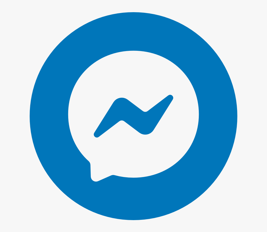 Facebook Messenger - Facebook Messenger Round Icon, Transparent Clipart